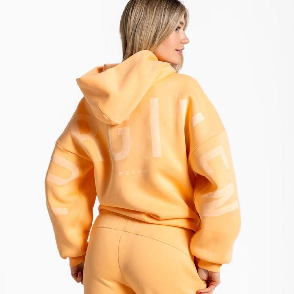 Unbranded Women's Orange Hoodie